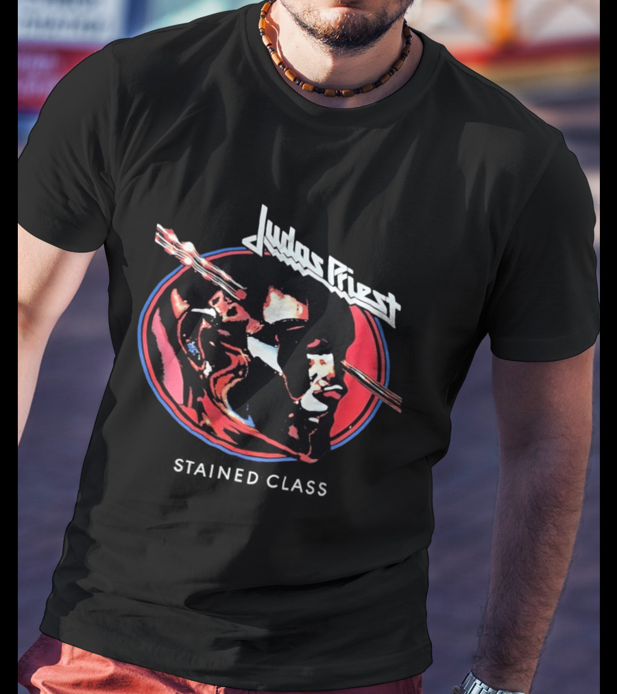 Judas Priest Stained Class Album Cover T-Shirt