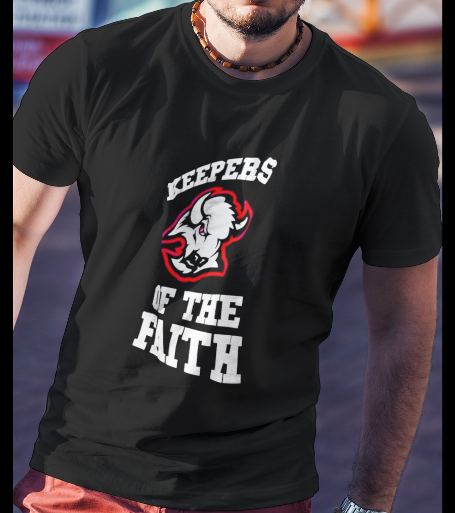 Buffalo Sabres Hockey Keepers Of The Faith National Hockey League T-Shirt
