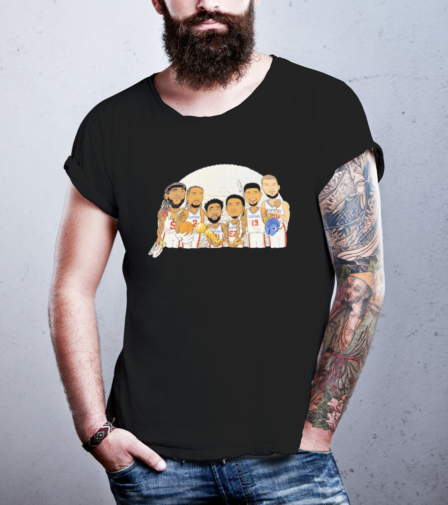 Los Angeles Clippers Players Epcot Spaceship Earth T-Shirt