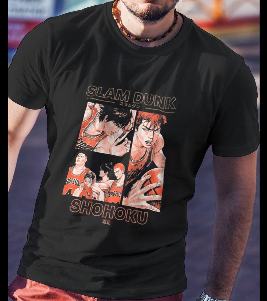 Slam Dunk Shohoku Basketball Anime Characters Manga T-Shirt