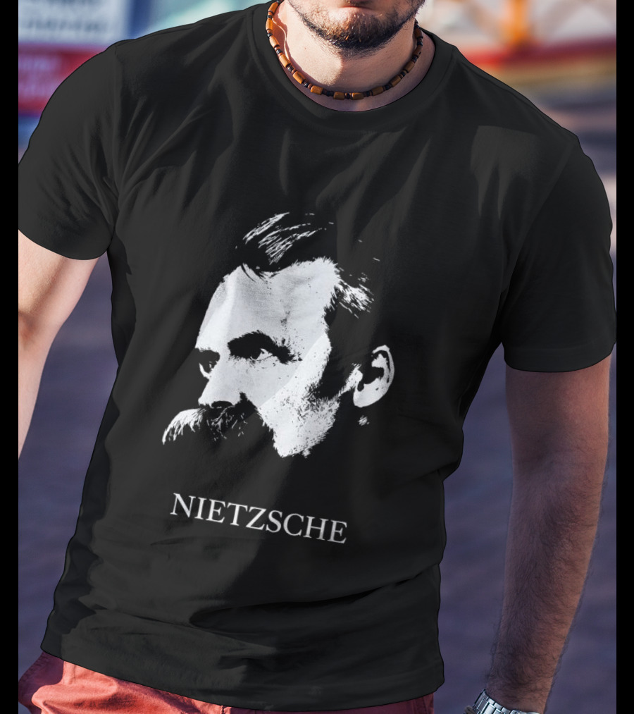 Gdragon Enfants Riches Deprimes Nietzsche Portrait Vintage Aesthetic T-Shirt