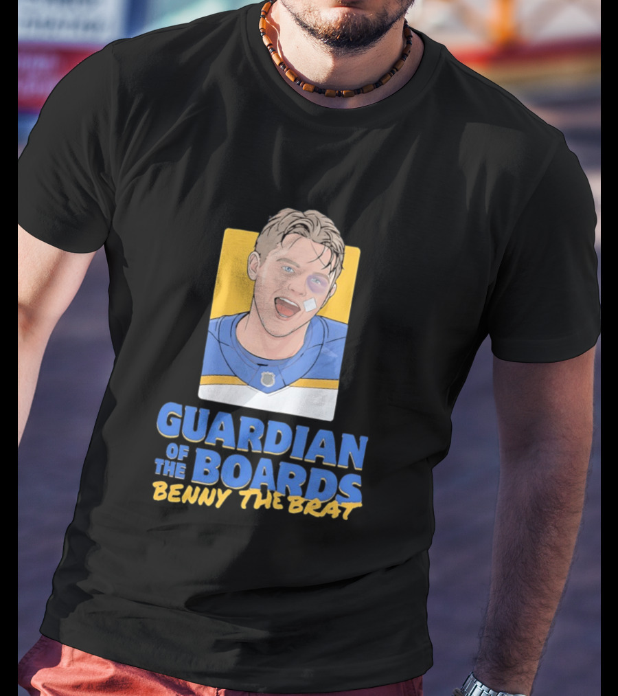 Guardian Of The Boards Benny The Brat Buffalo Sabres Hockey Player T-Shirt