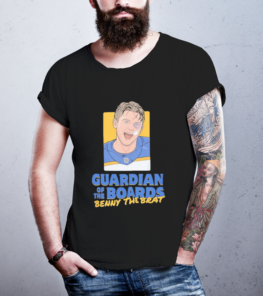Guardian Of The Boards Benny The Brat Buffalo Sabres Hockey Player T-Shirt
