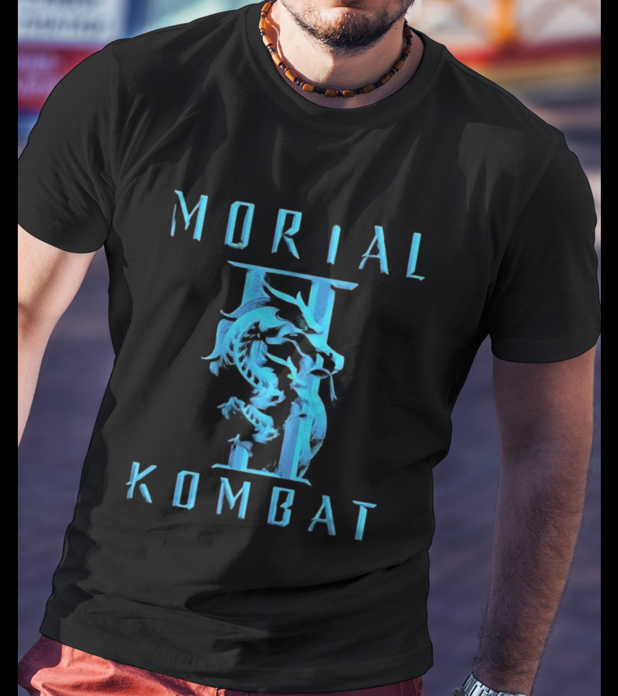 Mortal Kombat II Let The Fight Begin Dragon T-Shirt