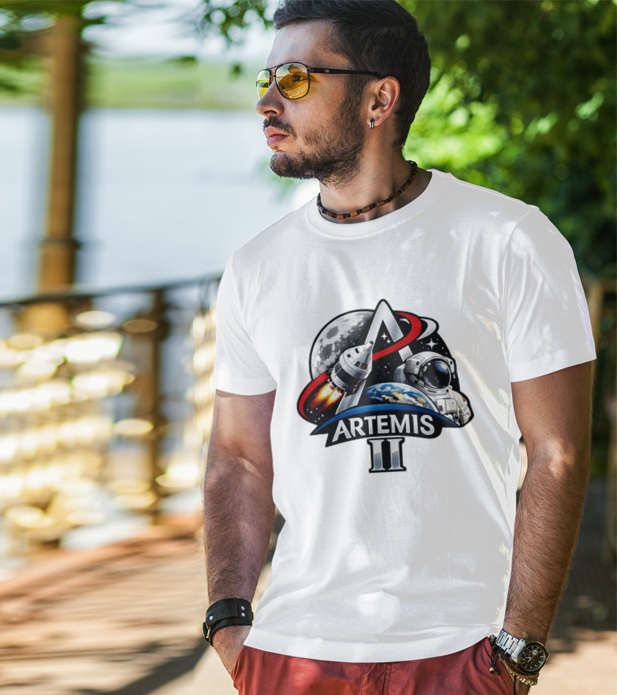Artemis II NASA Astronaut Moon Mission 2026 T-Shirt