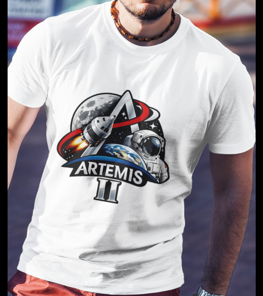 Artemis II NASA Astronaut Moon Mission 2026 T-Shirt