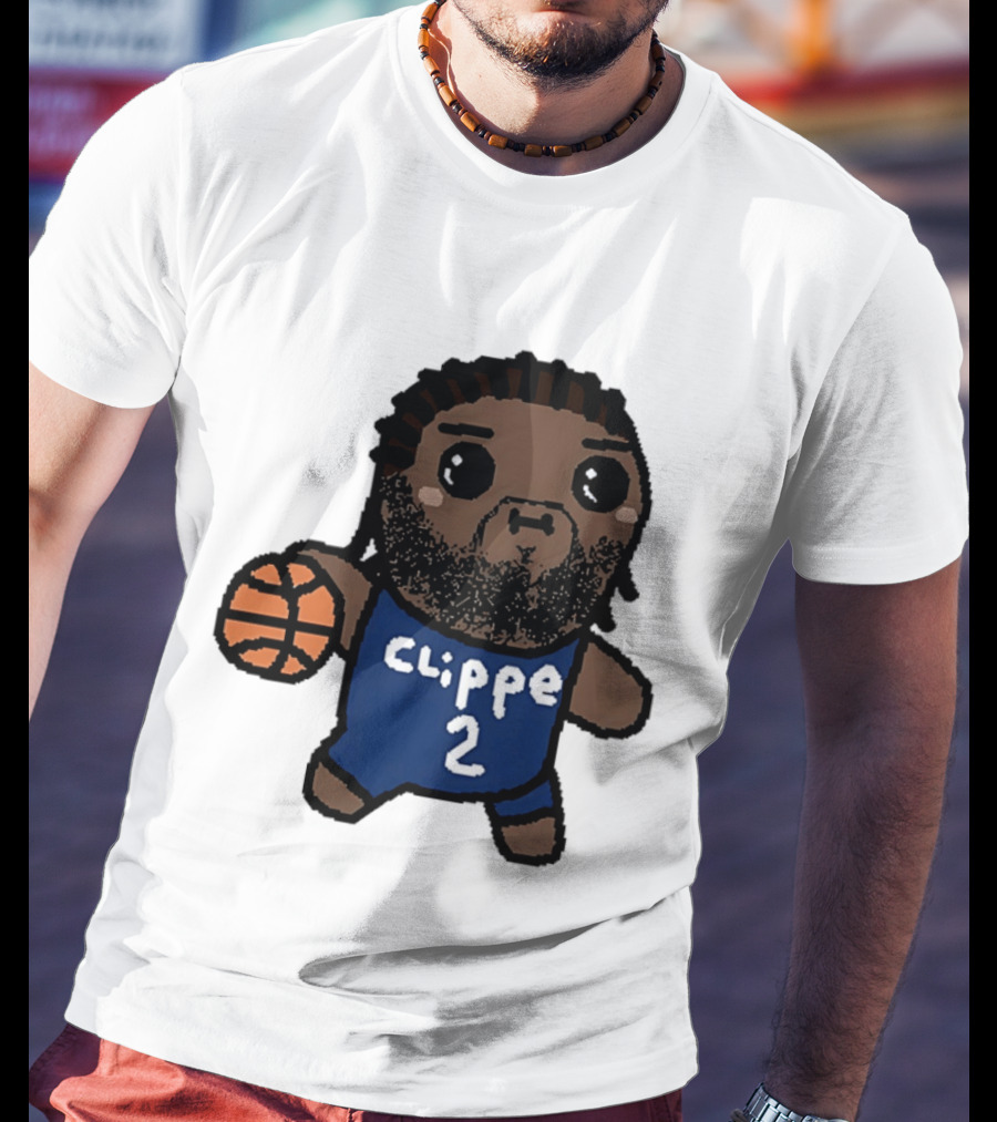 Kawaii Leonard Clipper 2 Los Angeles Cartoon Basketball T-Shirt