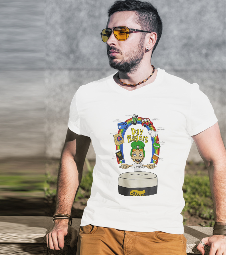Lucky Charms Day Ragers 86'd Rainbow Guinness Taco Bell WhatsApp 19 Messages Monster Truck Chase Visa T-Shirt