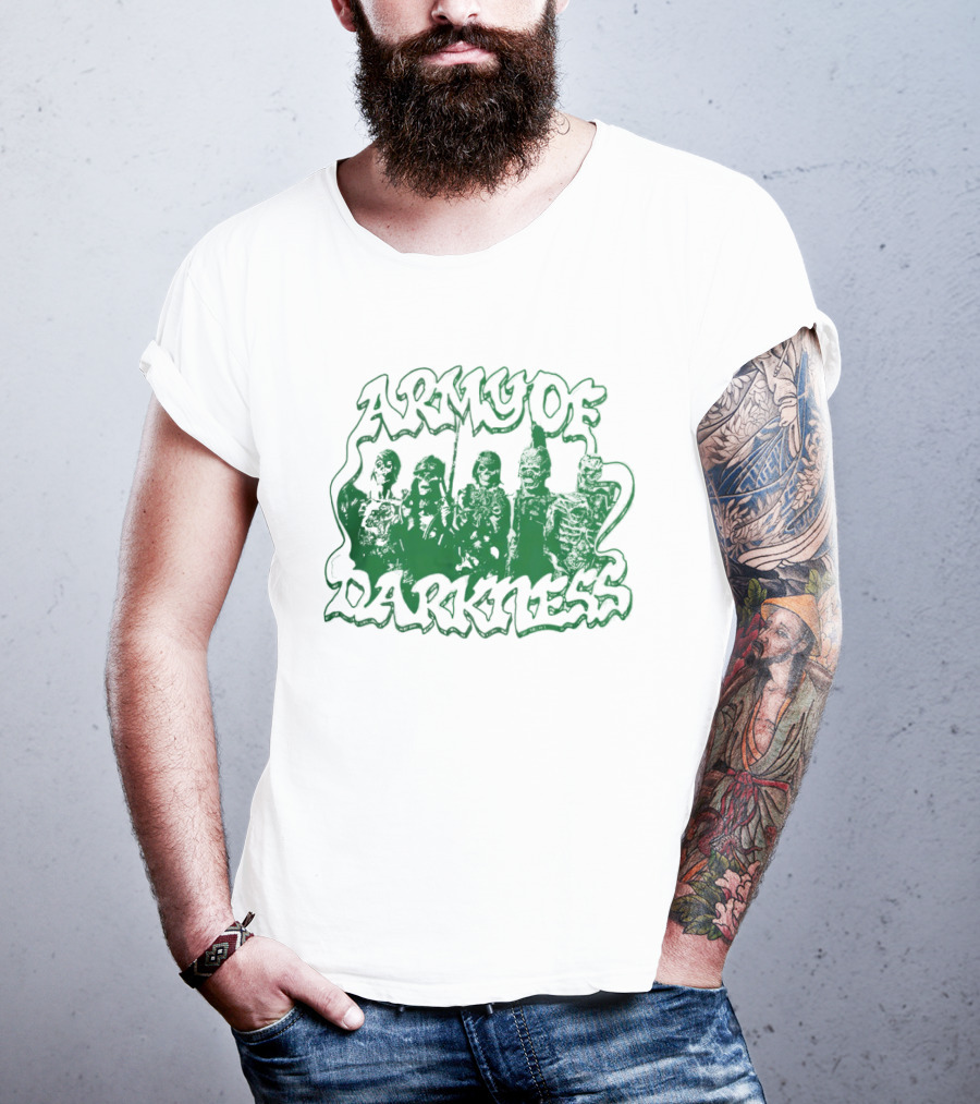 Super Yaki Army Of Darkness Bone To Pick Skeleton Warriors T-Shirt