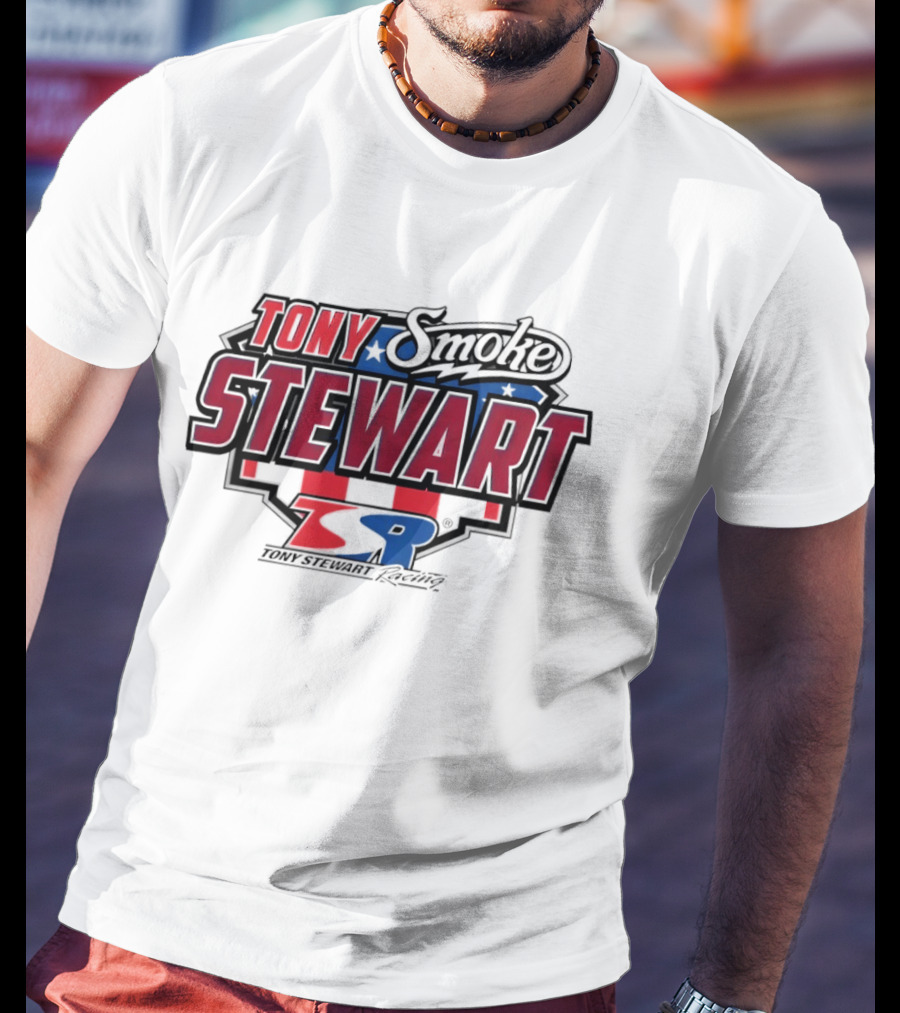 Tony Stewart Smoke Americana NitroMall Racing 20 Sprint T-Shirt