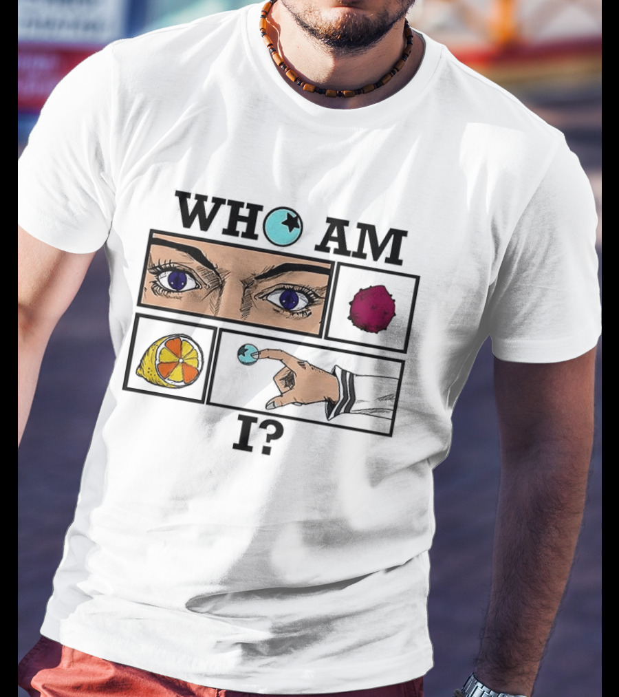 Who Am I JoJolion Eyes Citrus And Hand With Ball T-Shirt