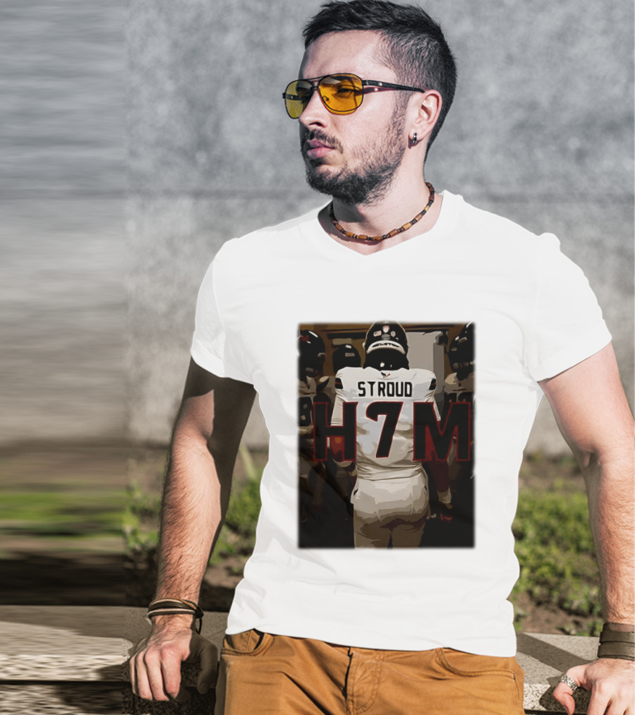 C.J. Stroud H7M Houston Texans Football Player T-Shirt