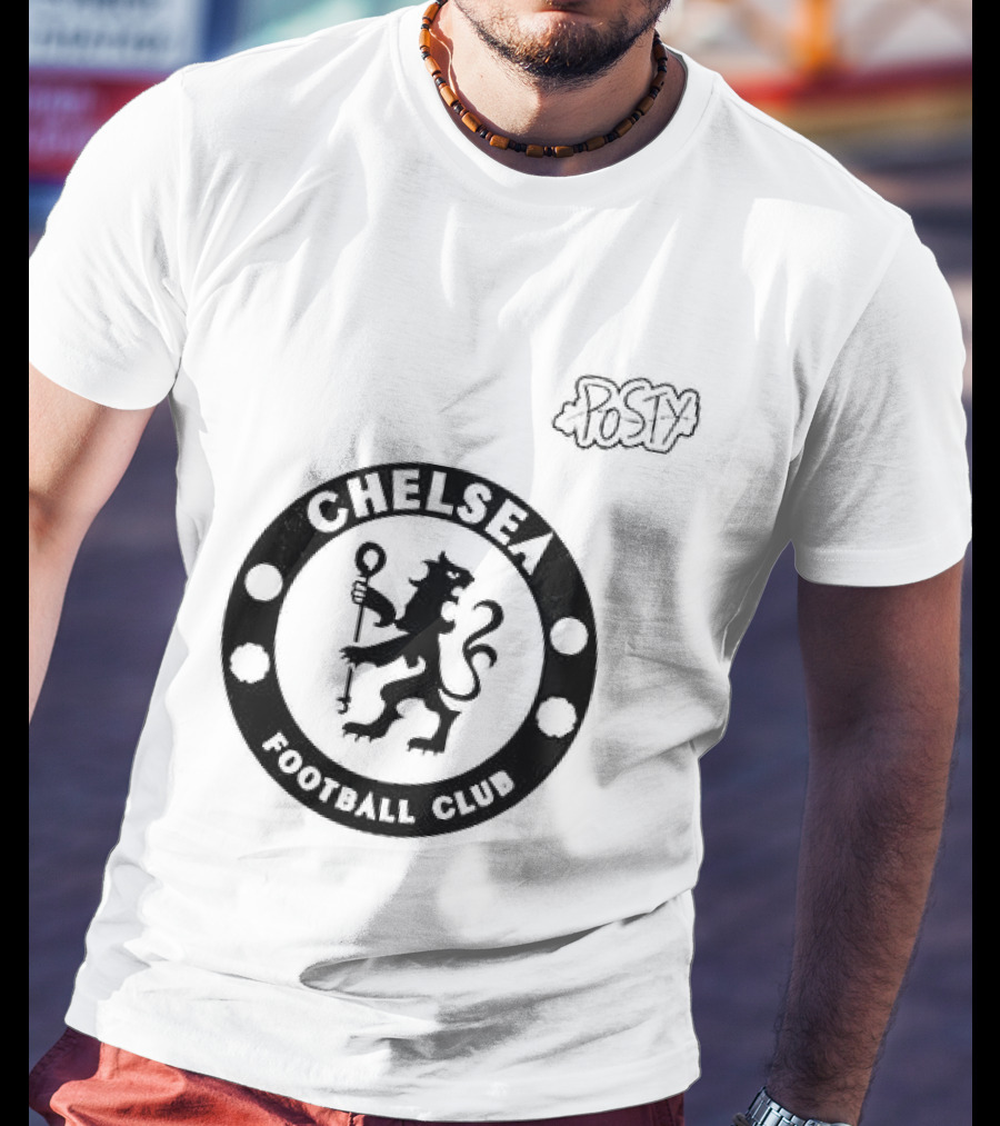 Chelsea Football Club Post Malone The Big Ass World Tour Collaboration T-Shirt