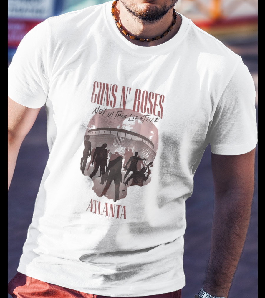 Guns N' Roses Not In This Lifetime Skull Atlanta T-Shirt