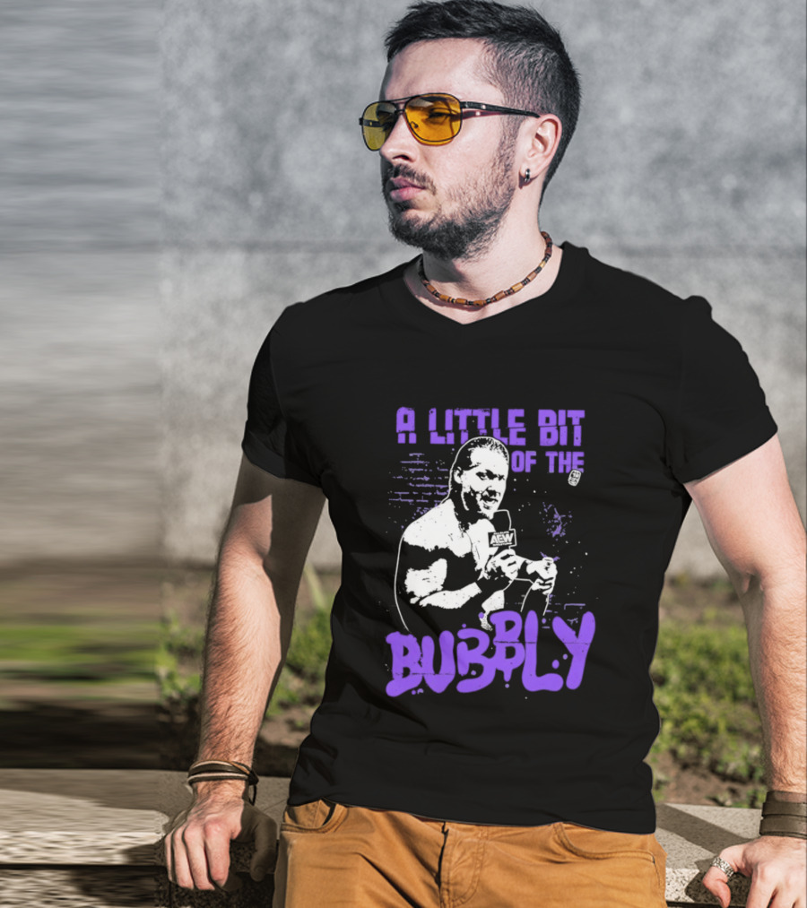 AEW Chris Jericho A Little Bit Of The Bubbly T-Shirt