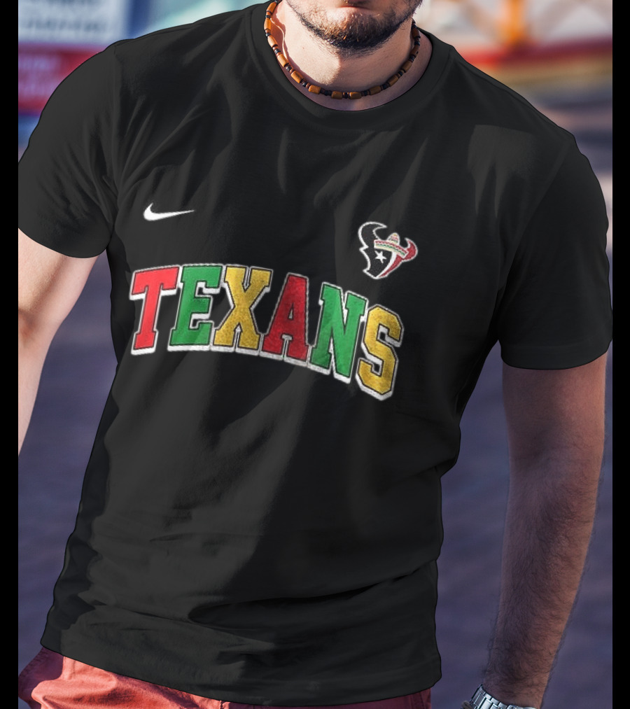 Houston Texans Cinco De Drinko Bitchachos Skeleton Tex Mex Vibes T-Shirt