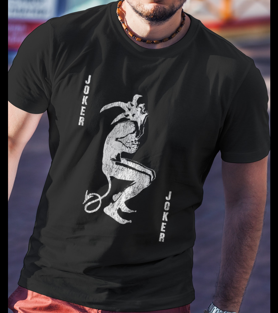 Joker Horror As Devil Cartoons Evil Clown T-Shirt
