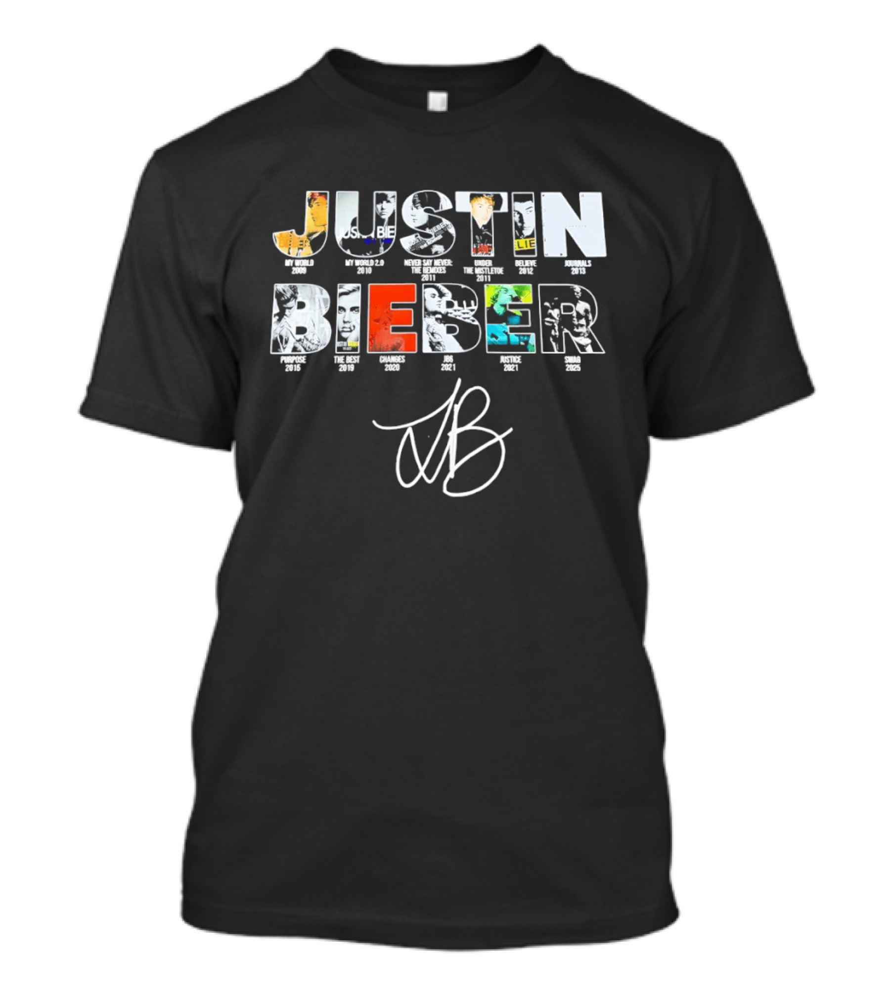 Justin Bieber Jb Fan Swag 2025 Album T-Shirt