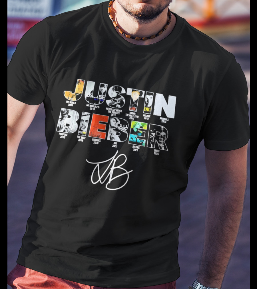 Justin Bieber Jb Fan Swag 2025 Album T-Shirt