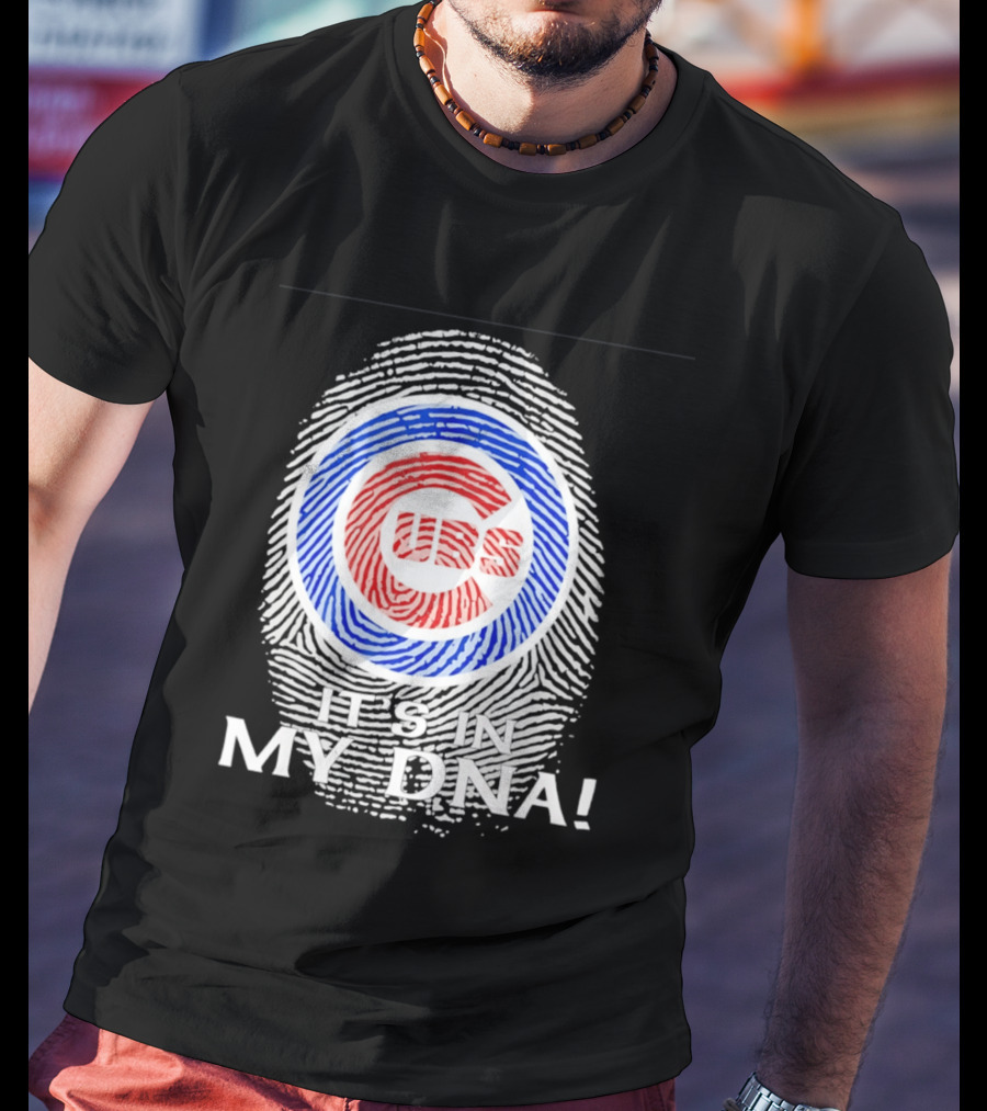 Chicago Cubs DNA Fingerprint It's In My DNA T-Shirt