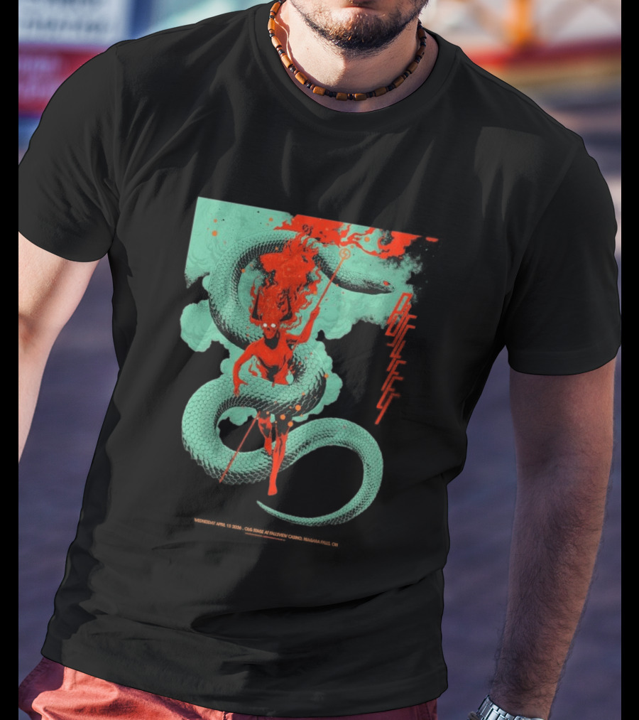 Puscifer Fall Tour 2026 The OLG Stage At Fallsview Casino Serpent Demon T-Shirt