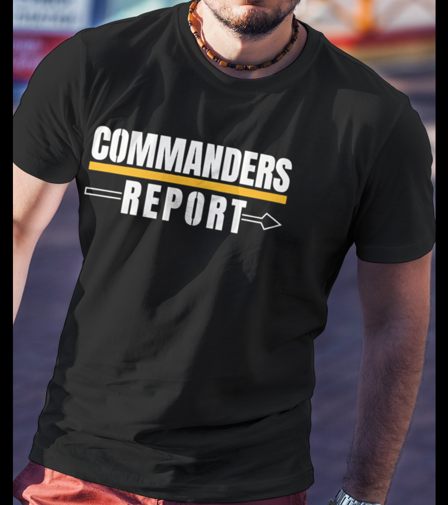Washington Commanders Commanders Report T-Shirt