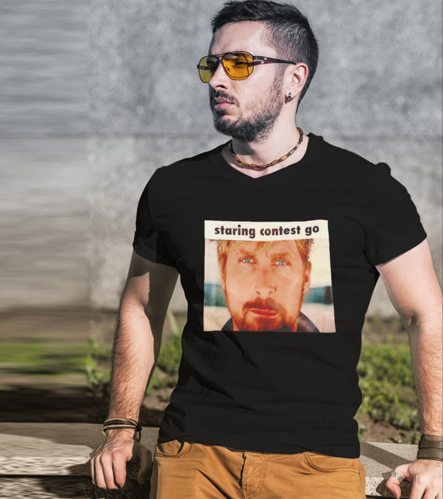 Ryan Gosling Staring Contest Go T-Shirt