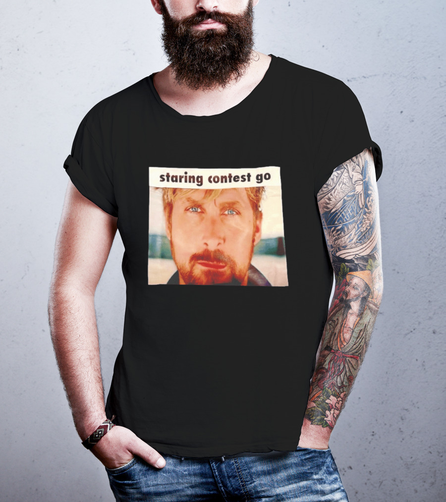 Ryan Gosling Staring Contest Go T-Shirt