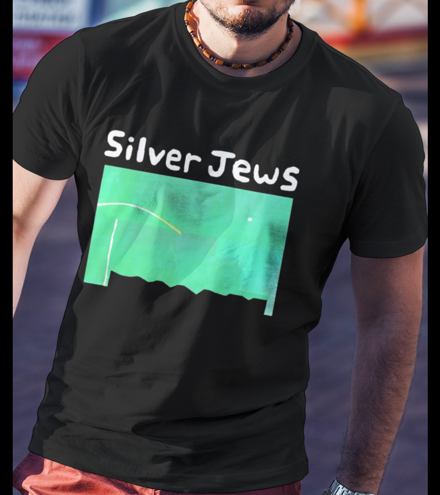 Silver Jews Green Abstract T-Shirt