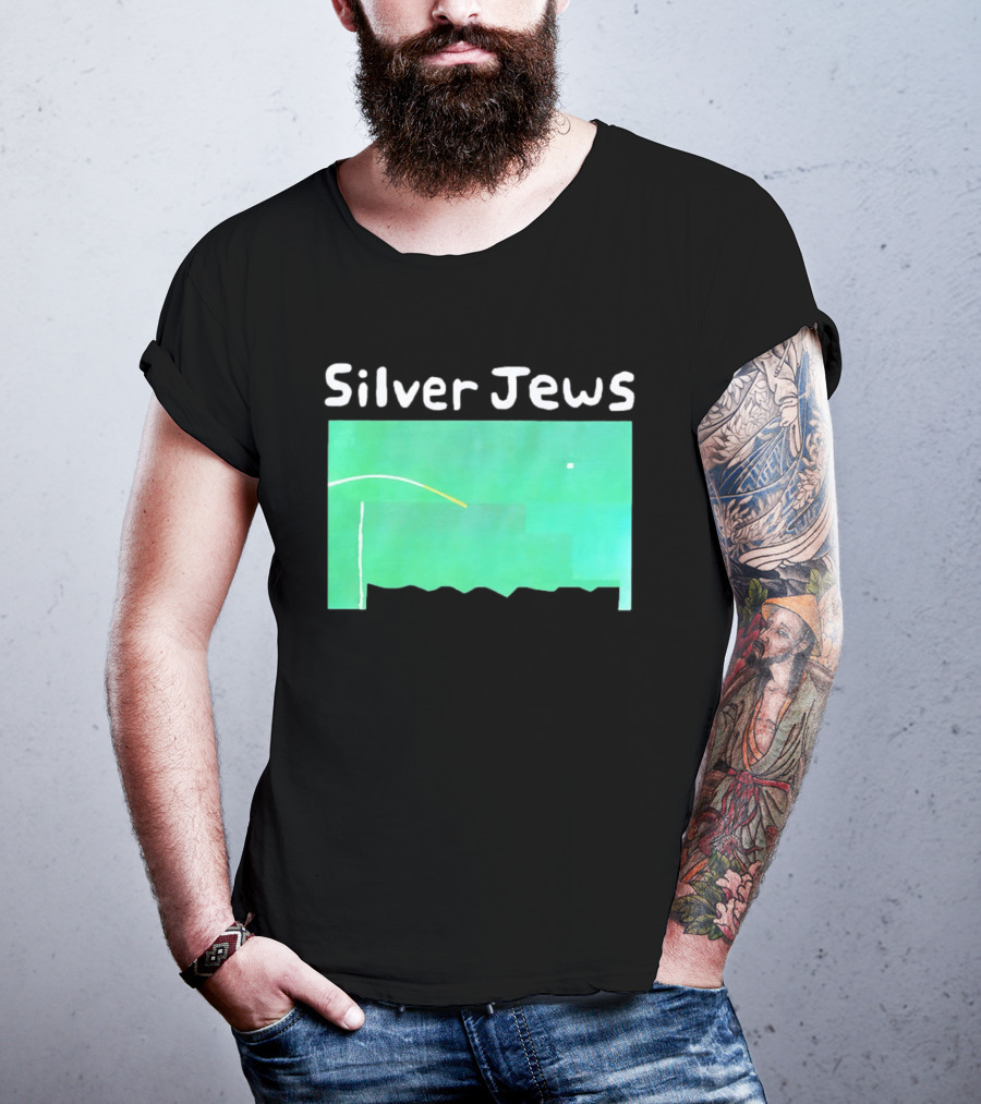 Silver Jews Green Abstract T-Shirt