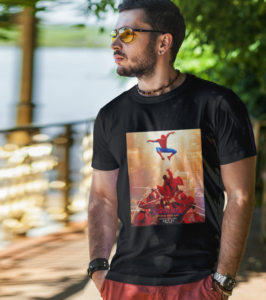 Spider Man Brand New Day Peter Vs The Hand Movie July 31 T-Shirt