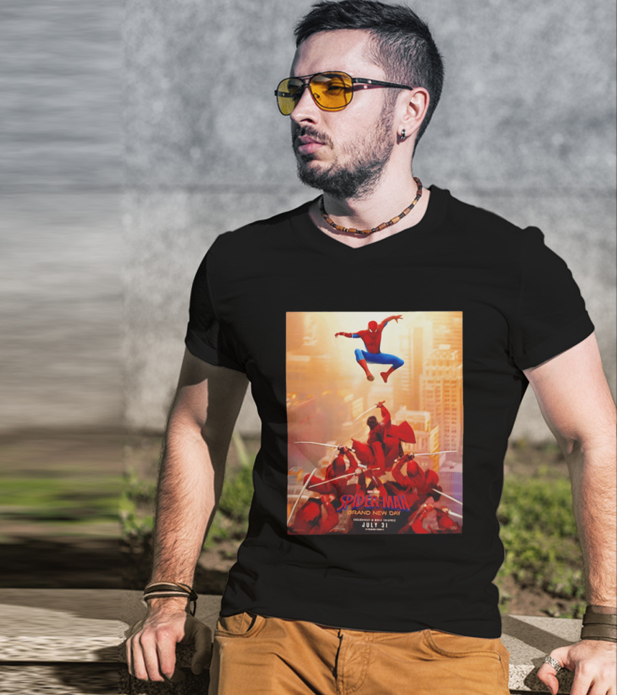 Spider Man Brand New Day Peter Vs The Hand Movie July 31 T-Shirt