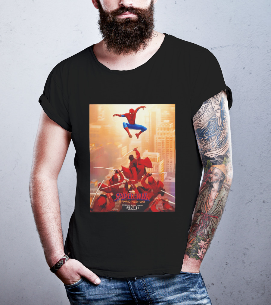Spider Man Brand New Day Peter Vs The Hand Movie July 31 T-Shirt