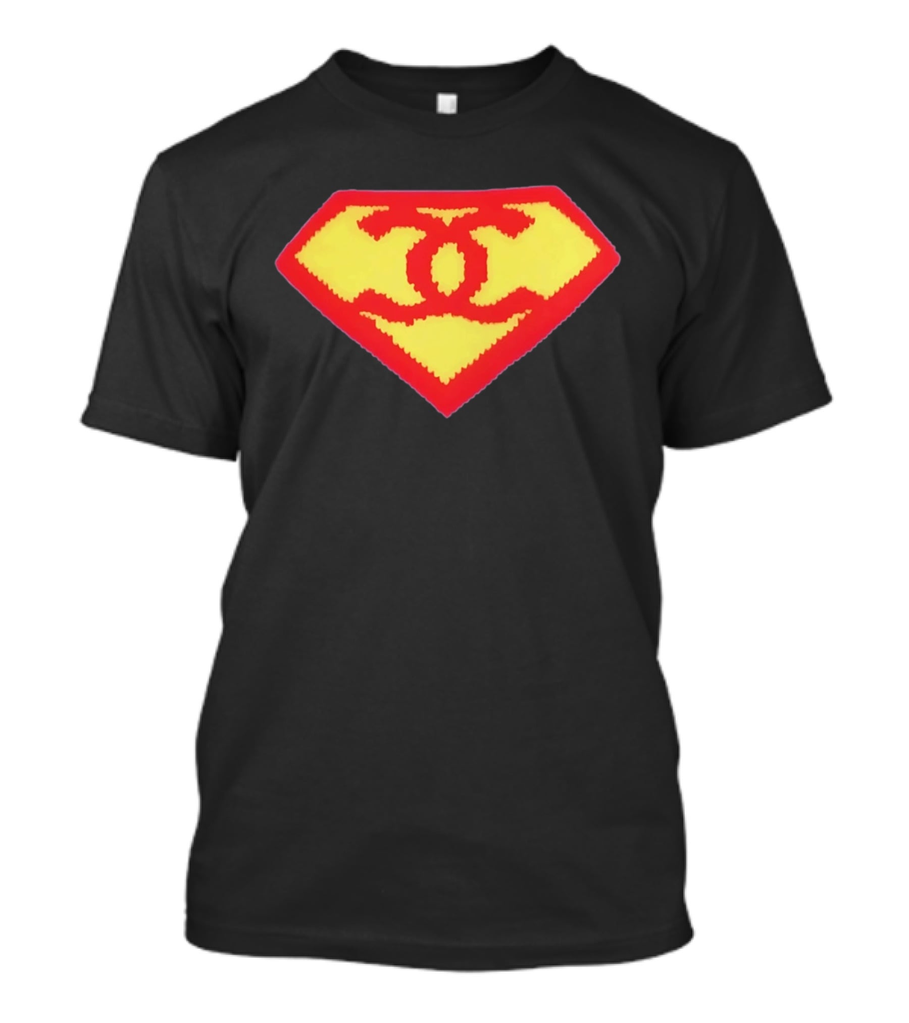Milly Alcock Superman Yellow Red Crochet T-Shirt