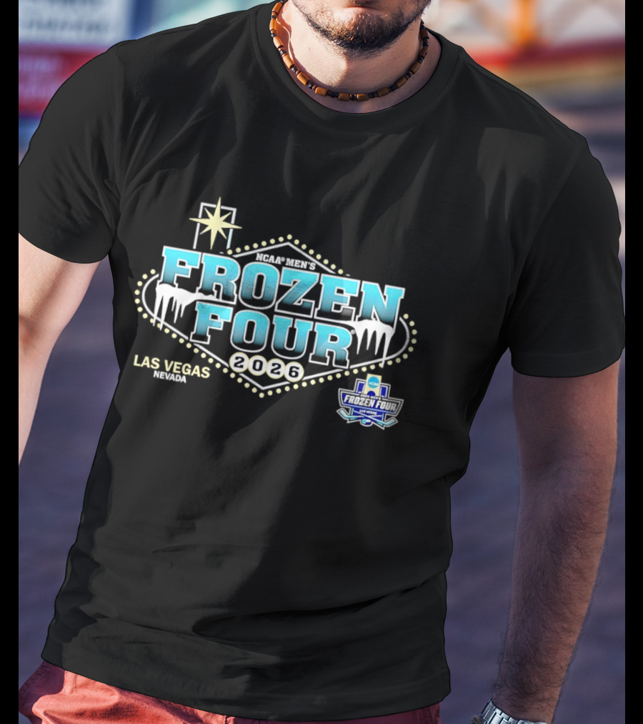 NCAA Frozen Four 2026 Men's Hockey Las Vegas March Madness Event T-Shirt
