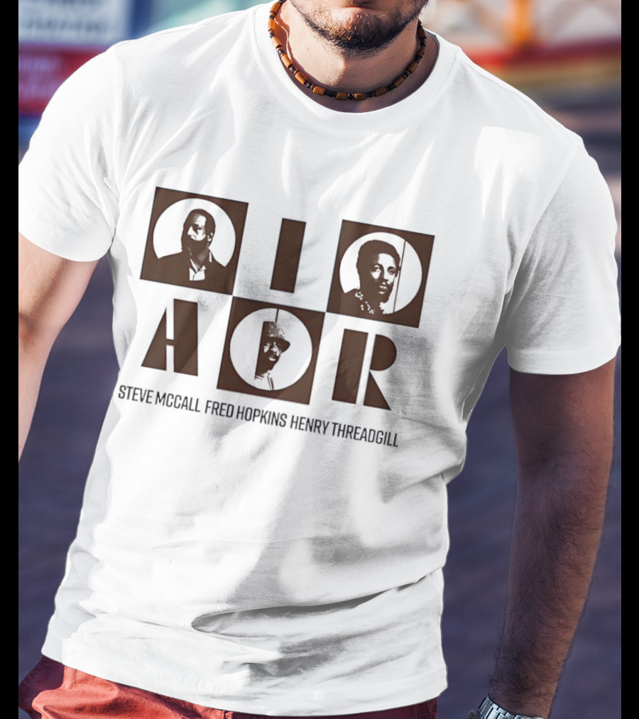 AOR Steve McCall Fred Hopkins Henry Threadgill Jazz Legends T-Shirt