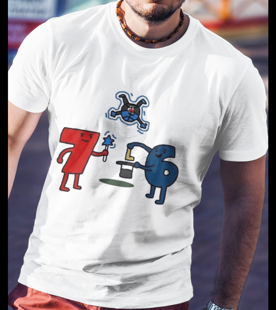 Philadelphia 76ers Steal Orlando Magic Meme With 76 And Magic Wand T-Shirt