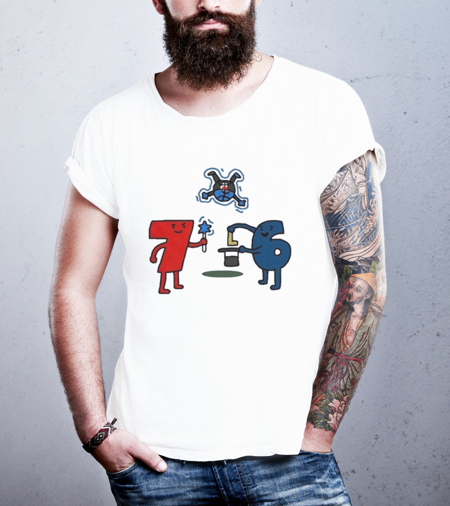 Philadelphia 76ers Steal Orlando Magic Meme With 76 And Magic Wand T-Shirt