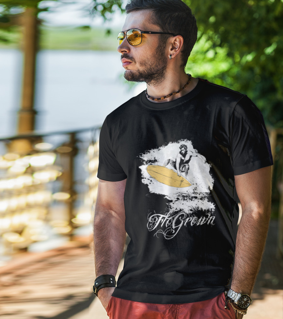 15 Year Anniversary Try My Wood Surfing My Growth T-Shirt