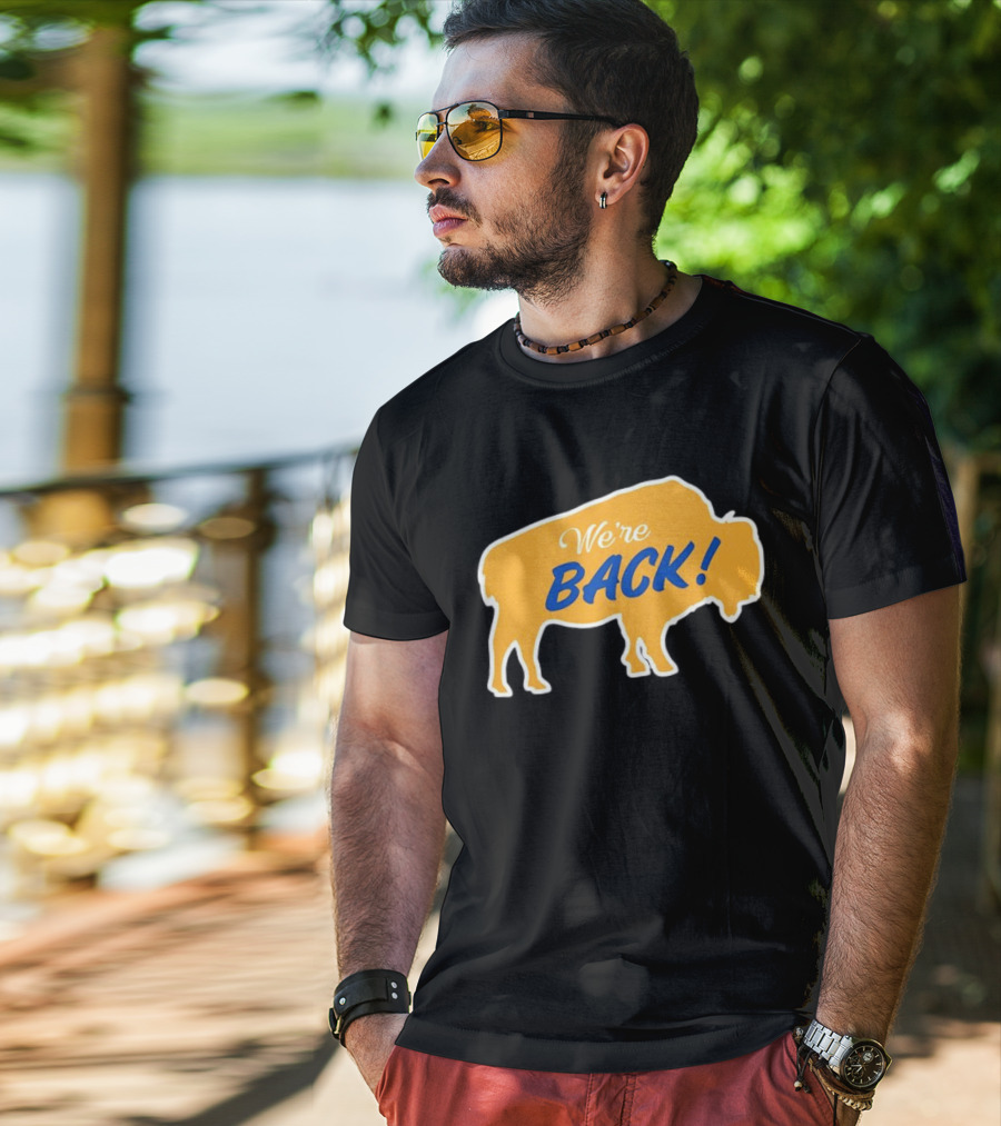 Buffalo Sabres NHL We're Back Bison T-Shirt