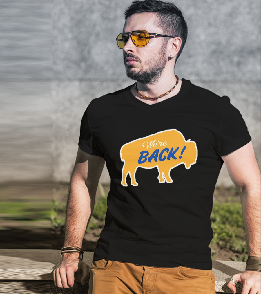Buffalo Sabres NHL We're Back Bison T-Shirt