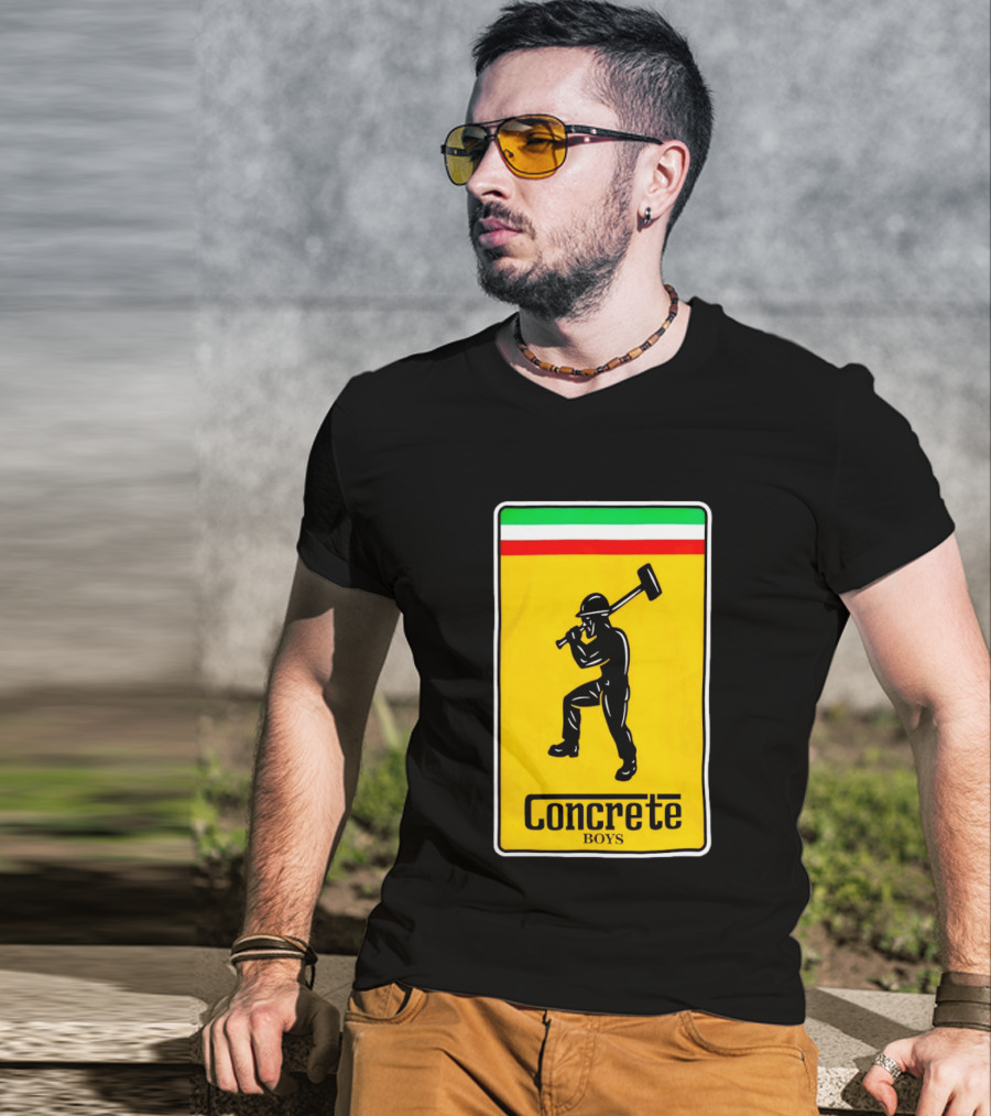 Concrete Boys Lil Yachty Scuderia Bold Graphic Worker T-Shirt