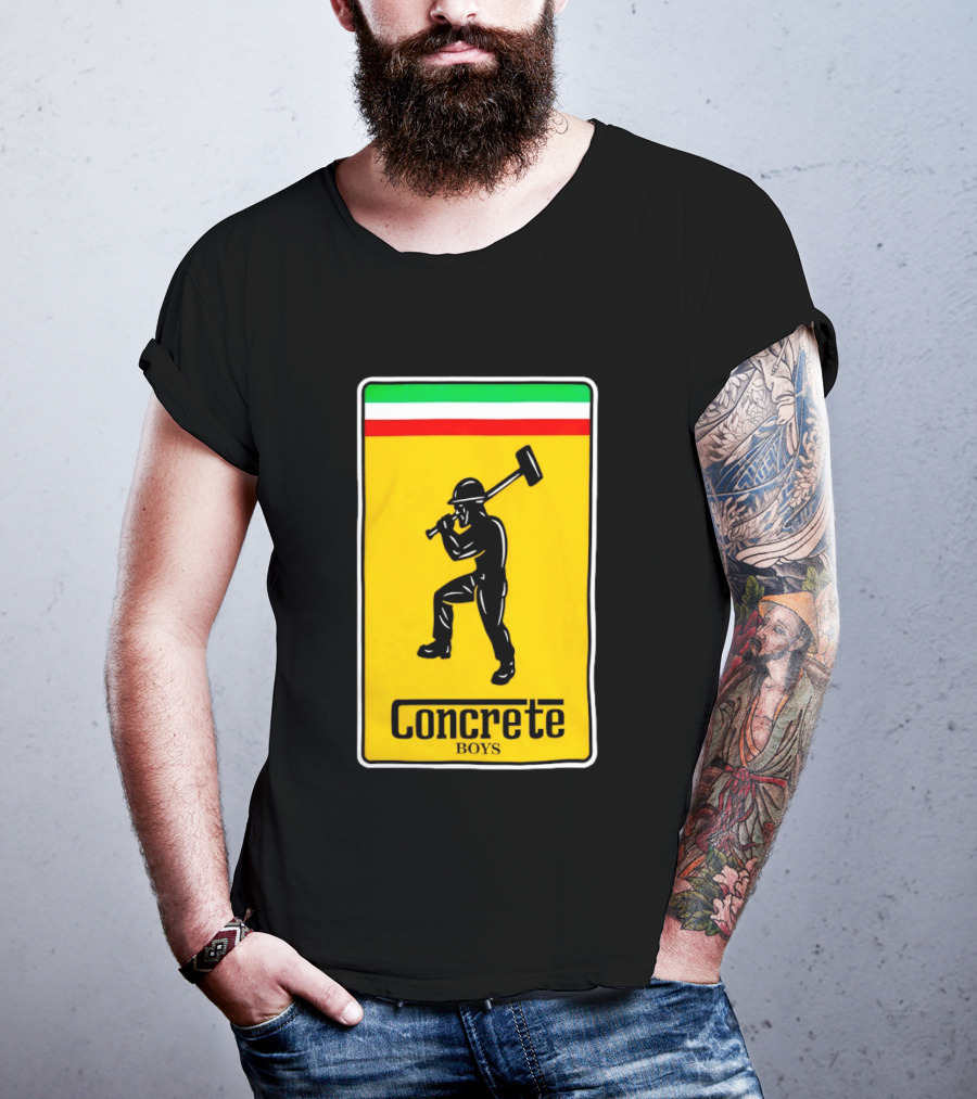 Concrete Boys Lil Yachty Scuderia Bold Graphic Worker T-Shirt