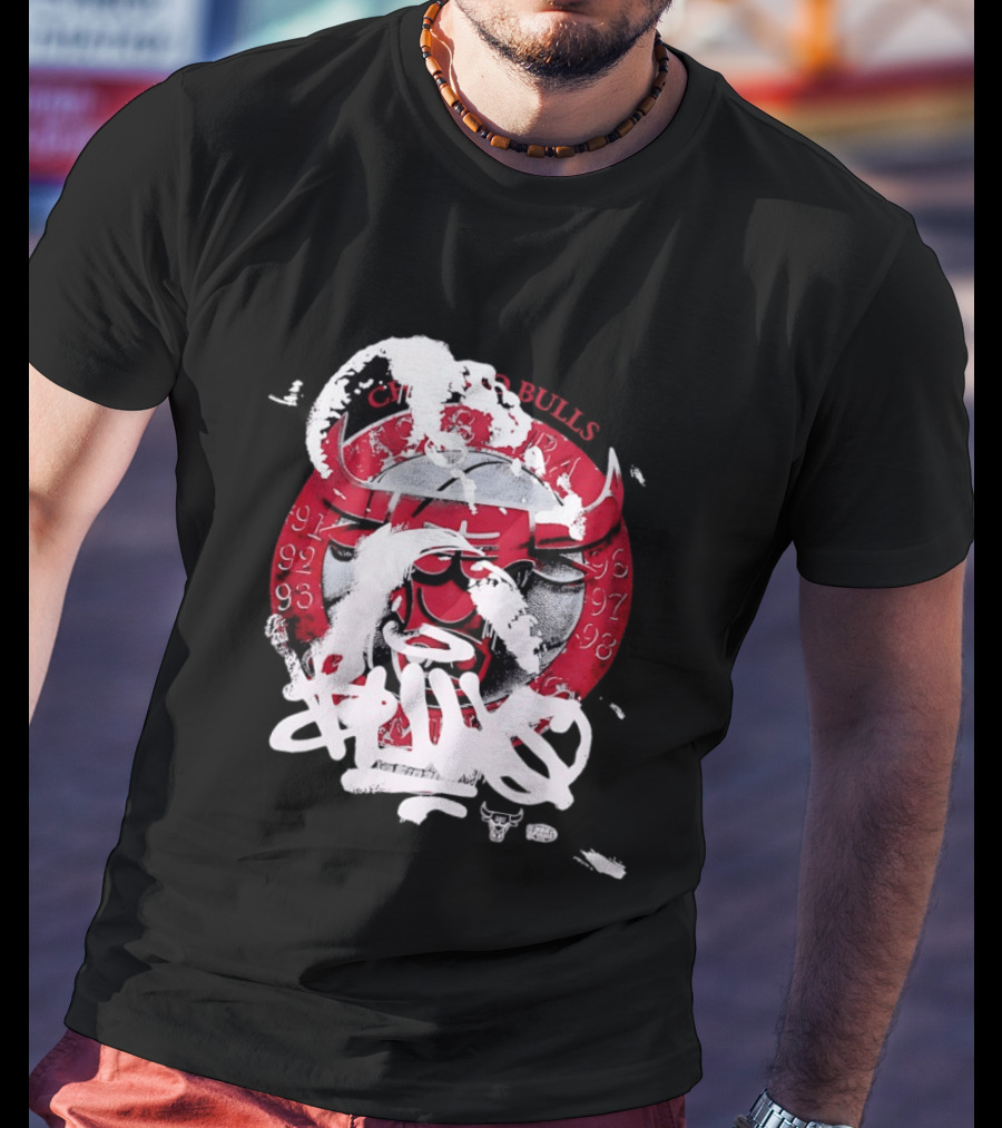 Chicago Bulls Dynasty Champions 91 92 93 96 97 98 T-Shirt
