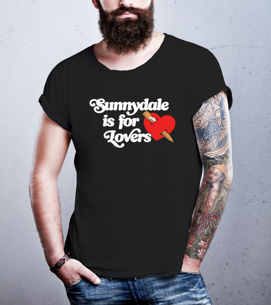 Sunnydale Is For Lovers Heart Stake Buffy Town T-Shirt