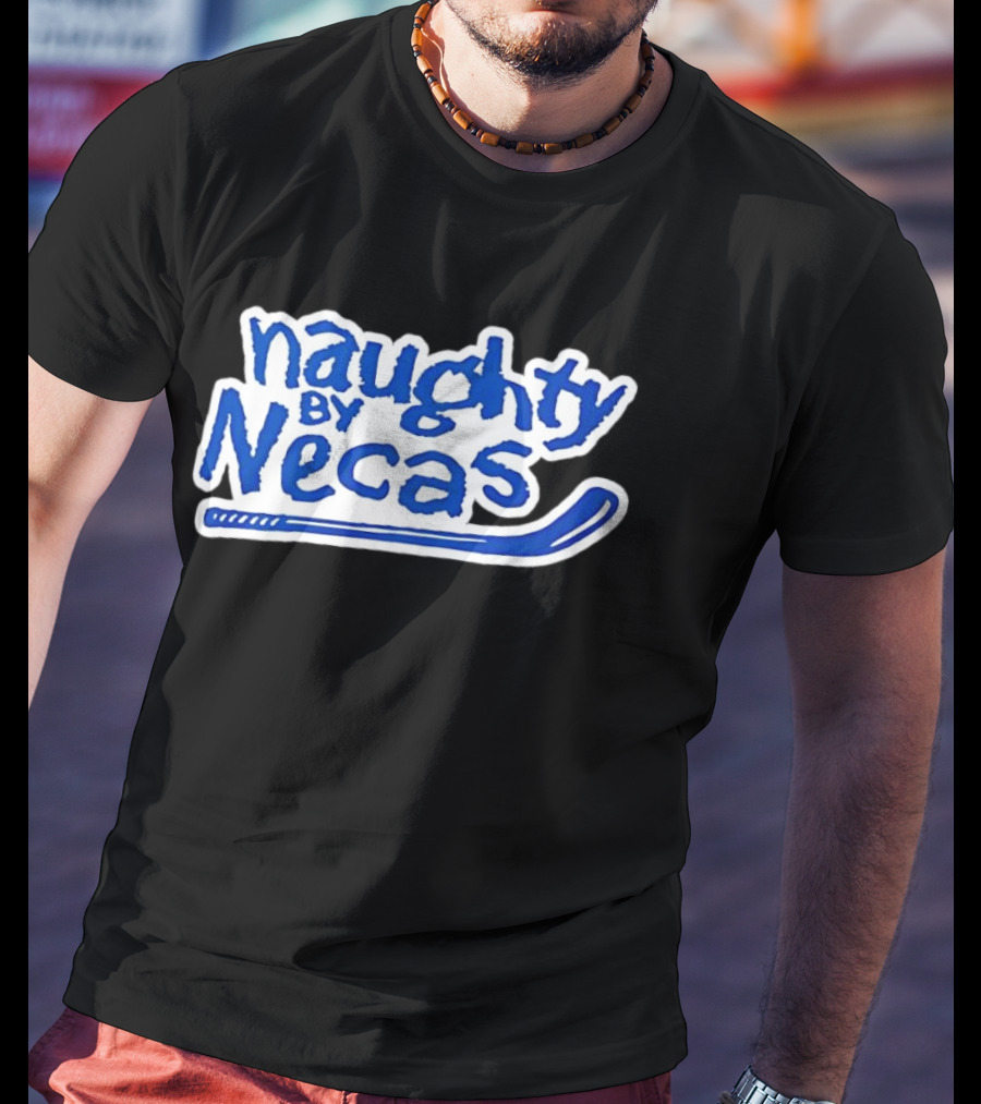 Martin Nečas Naughty By Necas Hockey T-Shirt