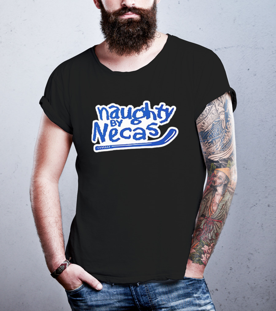 Martin Nečas Naughty By Necas Hockey T-Shirt