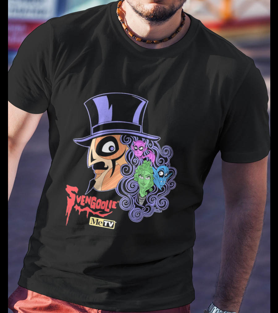 Svengoolie MeTV Horror Host Character Cartoon T-Shirt