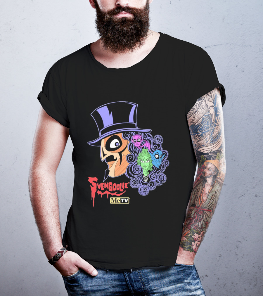 Svengoolie MeTV Horror Host Character Cartoon T-Shirt