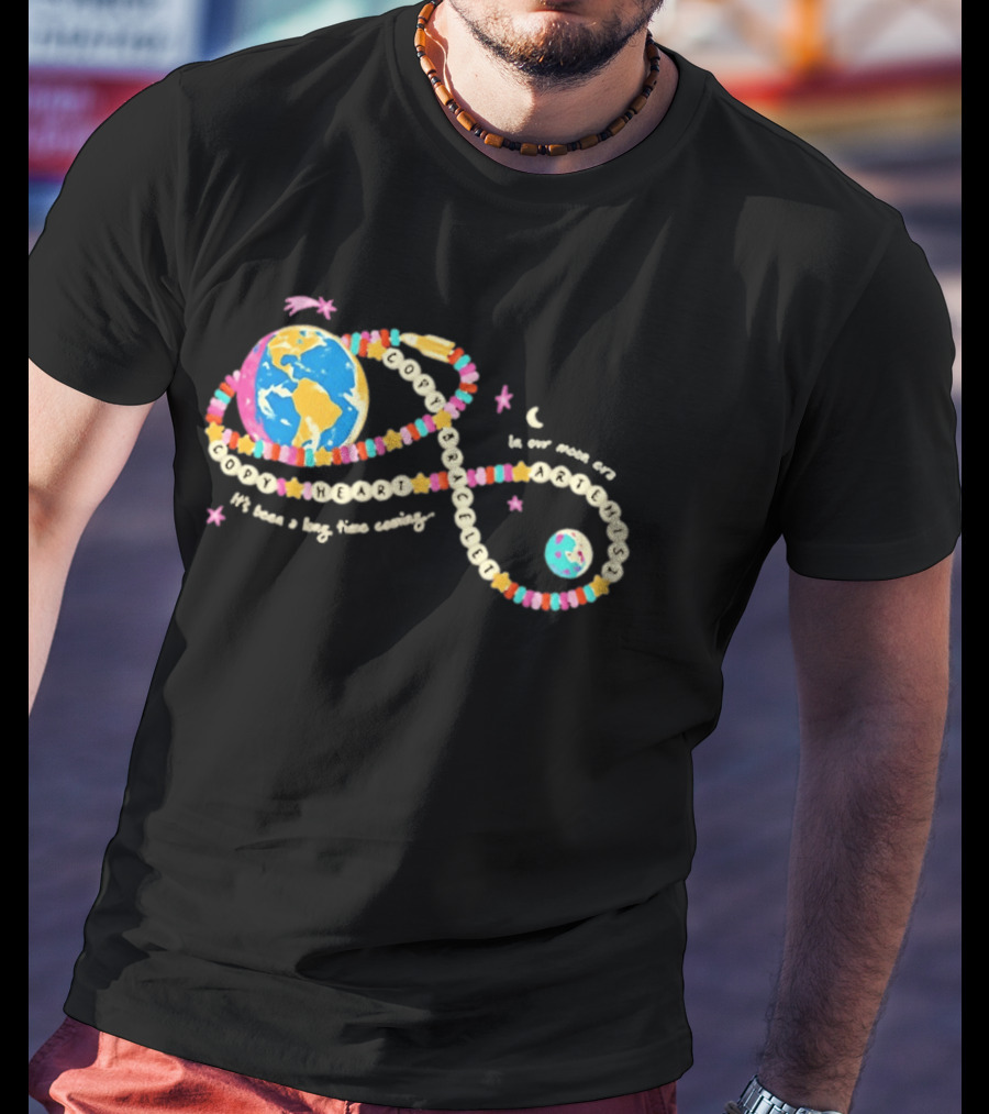Copy Heart Copy Bracelet Artemis II NASA Mission It's Been A Long Road Coming T-Shirt